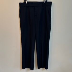 Tevrow+Chase Wide-Leg Trousers – Black – Size 8 – Menswear Inspired – Vintage Y2